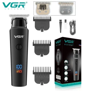 VGR tondeuse à cheveux tondeuse à cheveux professionnelle sans fil Machine de coupe de cheveux Rechargeable coupe de cheveux tondeuse électrique pour hommes V-937